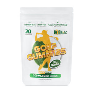 Golf Gummies Bag Front