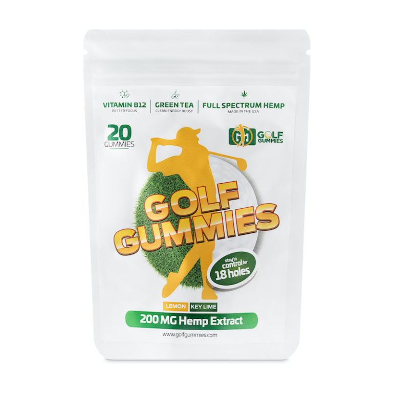 Golf Gummies Bag Front